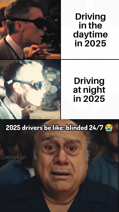 Day or night… why are headlights THIS bright?! 😂