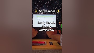 The best way to memorise anything quickly! ✨ #studytube #activerecall #alevels #gcses2025 #studytips