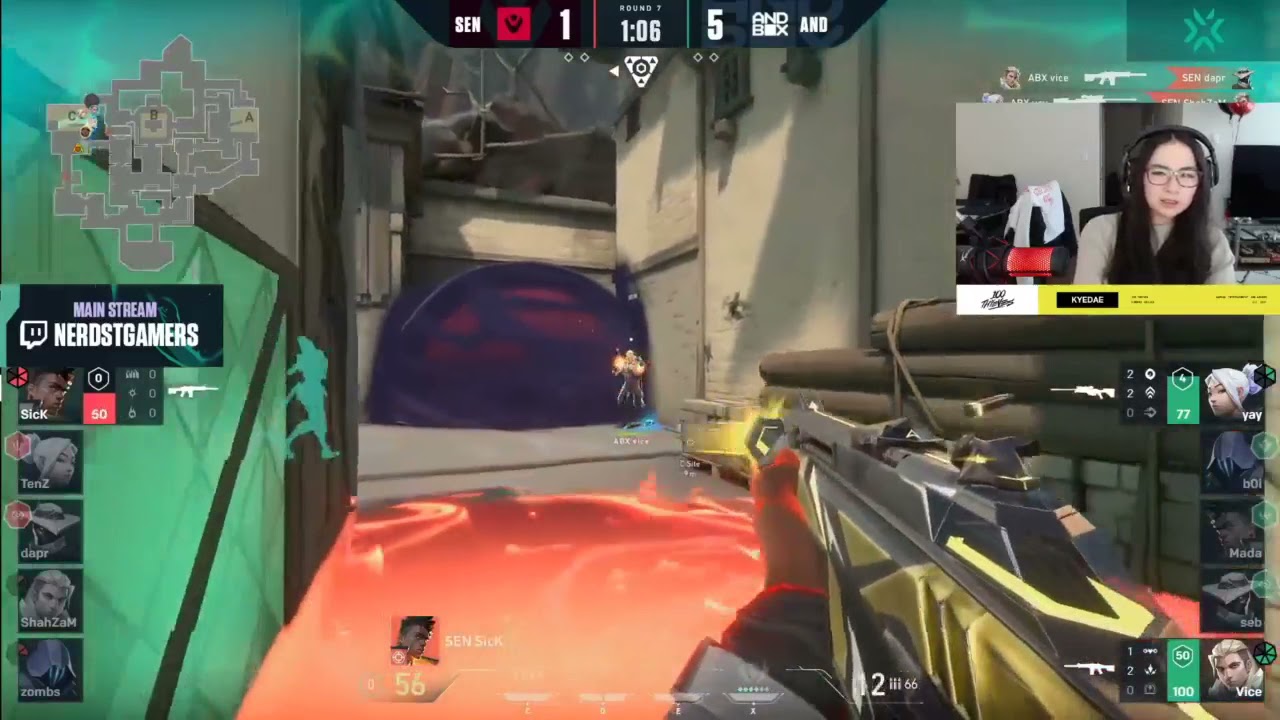 KYEDAE Reacts to SEN   Vs  ANDBOX !!! MAP 1 !! VCT Challengers 2