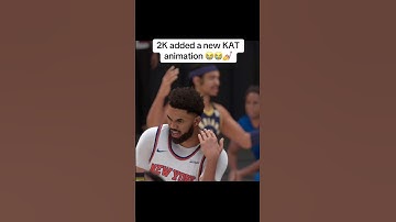 NBA 2K25 added new zesty KAT animation 😭💅 #shorts
