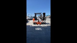 Marine Grade Clear Plastic Vinyl