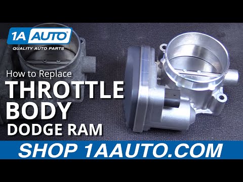 How to Install Replace Throttle Body Assembly 2005-10 Dodge Ram 5.7L BUY QUALITY PARTS AT 1AAUTO.COM