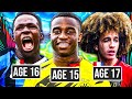 NEW FIFA 21 WONDERKIDS TEAM in FIFA 20 CAREER MODE!! FULL-CAREER SIMULATION Growth Test