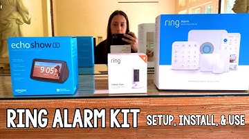 Ring Alarm Kit with Echo Show - Complete setup with police response!install and review