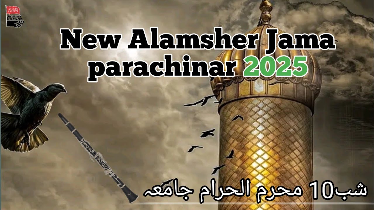 NEW ALAMSHER JAMA 2025 || 10 MUHARAM UL HARAM  JAMA PARACHINAR  || @anwarikarwan