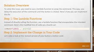 How to Fix Automatic Execution of Button Functions in tkinter