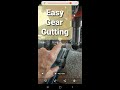 Easy gear cutting with simple set up gearcutting