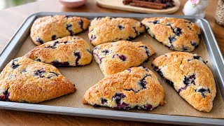 Blueberry Scones Recipe - Soft Inside, Crispy Outside! 🫐 screenshot 5