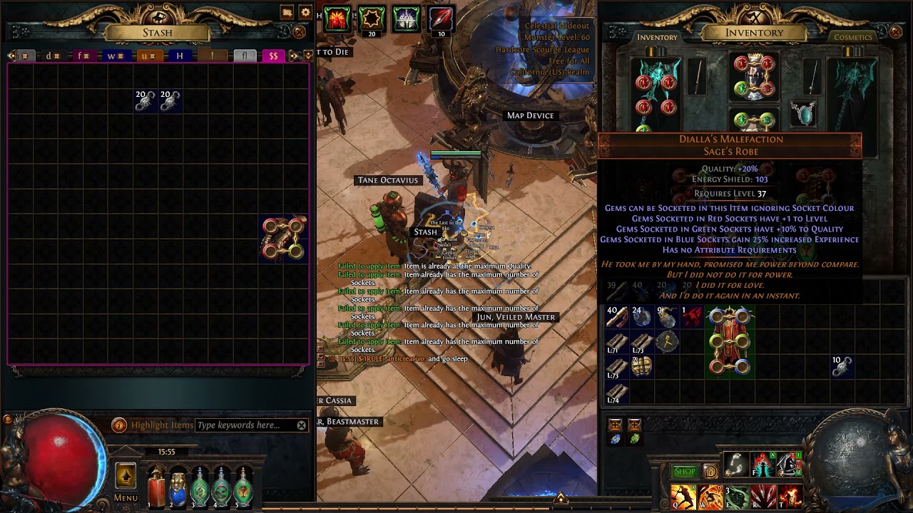 poe scourge 6L WR ANY% speedrun