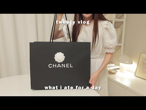 vlogㆍ샤넬언박싱🛍집밥 해먹고 데이트하러 나가기, <strong>계란말이김밥</strong>, 짜장떡볶이+김치군만두