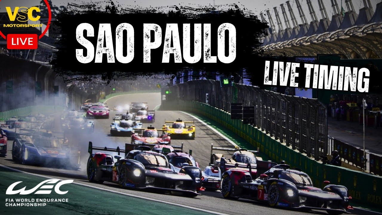 🔴 WEC - 6 Hours of Sao Paulo | Race Live Timing - YouTube