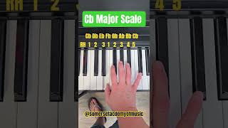 C Flat Major Scale Right Hand #pianotutorial #pianoscales