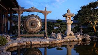 Temple Garden | Evening Stone Gong (432Hz Deep Calm Loop)