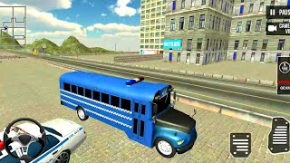 Offroad Police Bus Driving - Hill Dangerous Duty Simulator Games - Best Android Games screenshot 3