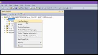01-- Create a new Database in SQL Server Management Studio screenshot 3