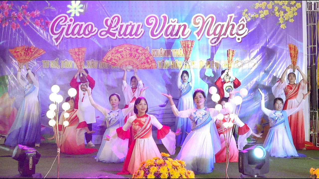 VĂN NGHỆ MỪNG LỄ KHÁNH THÀNH TỪ ĐƯỜNG NGUYỄN THÁI  THÔN TỒN THÀNH XÃ GIAO NINH 6-01AL2026