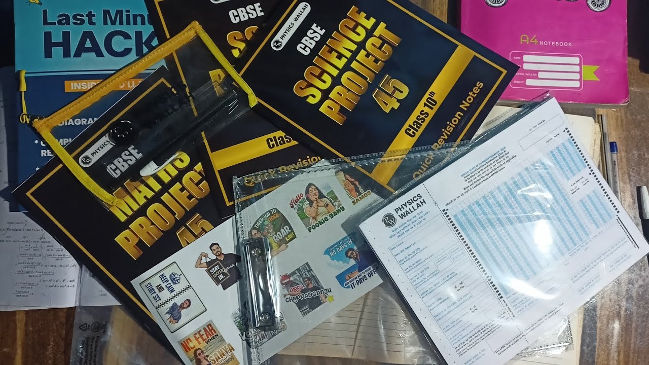 Pw class 10 comeback kit unboxing/PROJECT 45 KIT UNBOXING!! amazing experience