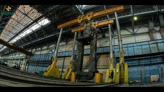 Tilting Operation of 315-Ton Presses with Hydraulic Gantry System
