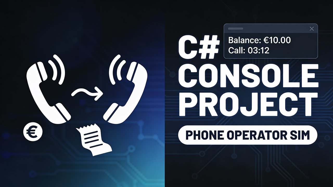 C# Console App Project: Phone Operator Simulator (Billing + Credit + Calls)