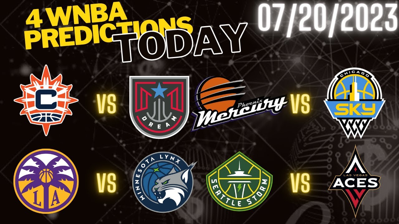 4 wnba predictions today 7202023 wnba picks and predictions wnba picks today YouTube
