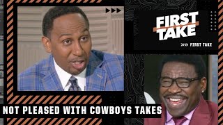 Stephen A. calls out Michael Irvin’s Cowboys takes 😳🤨 | First Take