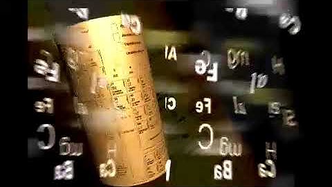 Periodic table of the elements   Animation Motion Background Stock Video Footage Free For Editing