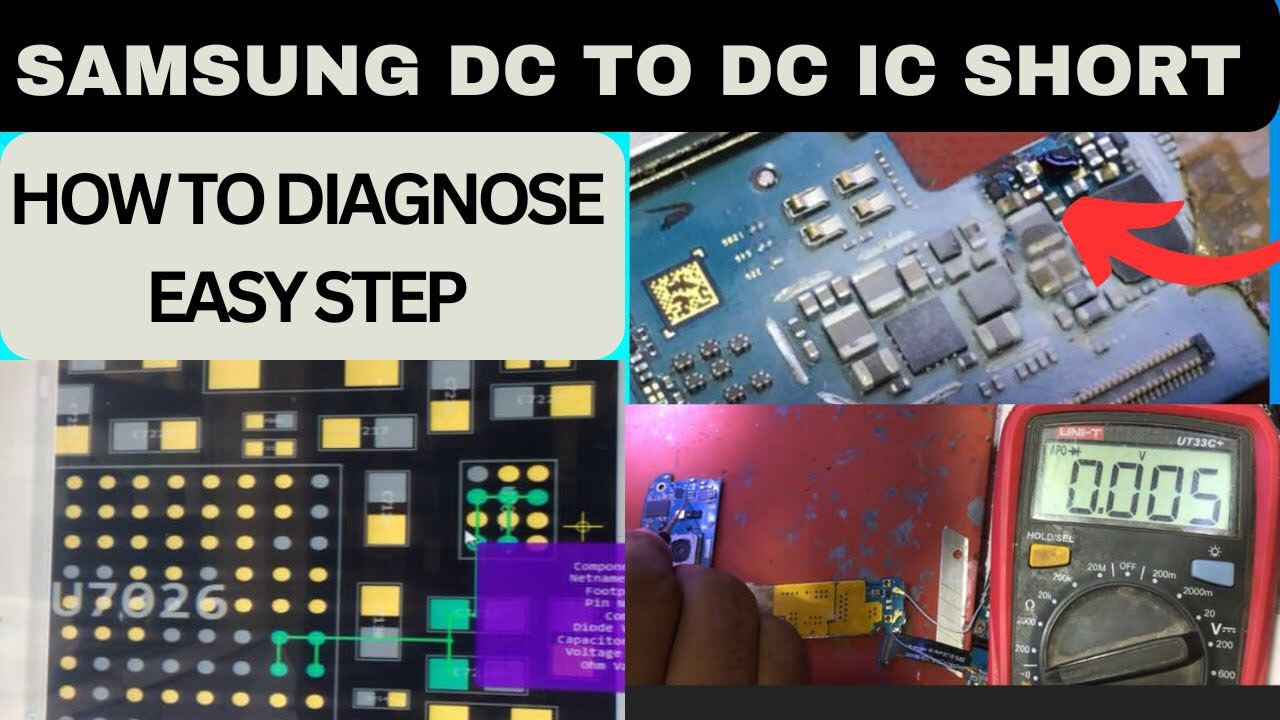 Samsung G925 full short || dead mobile solution || Dc to Dc ic replaced ...