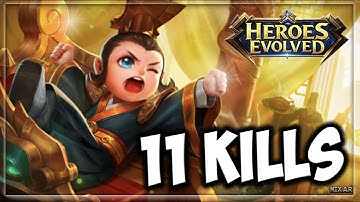 Heroes Evolved - Ying Zheng Build | New Hero | Ranked Gameplay