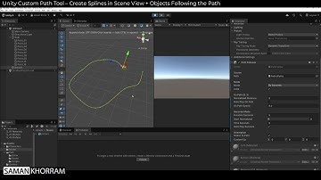 Unity Custom Path Tool – Create Splines in Scene View + Objects Following the Path