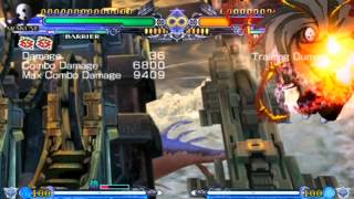 PSP Blazblue CS II Arakune Combo Damage 9541
