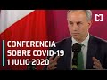 Conferencia Covid-19 México - 1 julio 2020