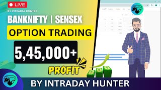 Live Intraday Trade | Bank nifty Option Trading by Intraday Hunter