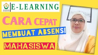 Tutorial E-Learning UNIMAL | Cara Cepat Membuat Absensi Mudah  dan Tepat. screenshot 3