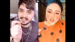 Sumbal malik vs Arslan jutt TikTok Live punishment funny video mashup
