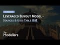 LBOモデル作成ステップをエクセルで解説 - Sources & Uses Table