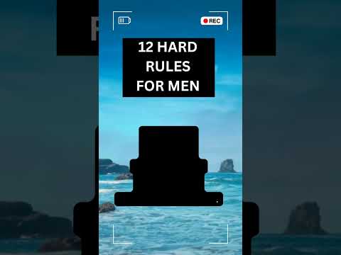 Part 1: 12 Hard Rules for Men. #shorts #facts #factshorts