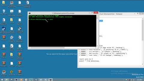 Membuat database menggunakan CMD || Dengan XAMPP MYSQL || Sistem Basis Data