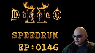 Diablo 2 LOD HC Hell Speedrun - WR ATTEMPTS - Necromancer - Episode 146