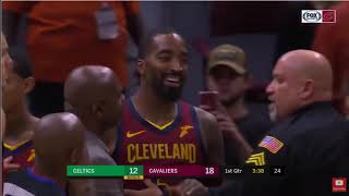 Jr Smith And Marcus Smart Fight And Its Only Preseason