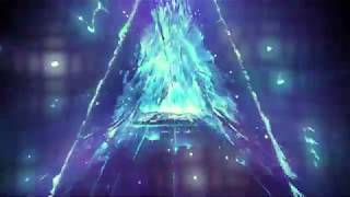 4K Blue Triangle Tunnel ~ 60fps VJ Motion Background Effect ~ AA-vfx