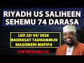🔴#LIVE - DARASA LA RIYADH US SALEEN SEHEMU 74/MADRASAT TADHAMMUN MAGOMENI  / SHEIKH WALID ALHAD