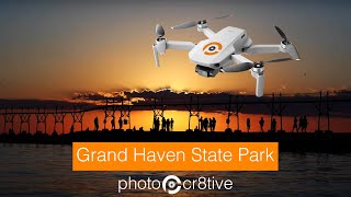 4K Drone shots at Grand Haven State Park