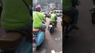 Traffic during our Ho Chi Minh Motorbike Tour!