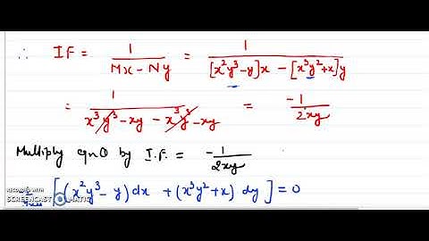 I.F. of Non exact differential equation  of form (type 2) f(xy)ydx+g(xy)xdy=0