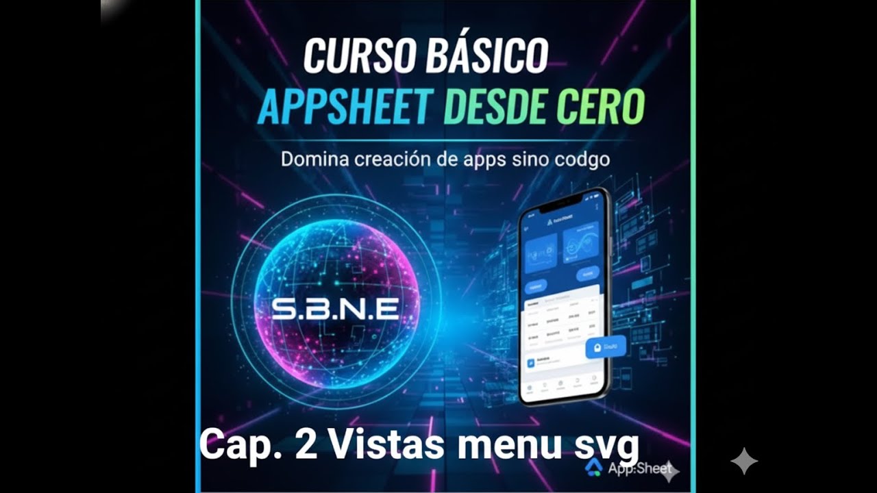 Appsheet desde cero 2026 curso basico, cap2 en este curso aprenderas a gestion tus OTs de cero "SVG"