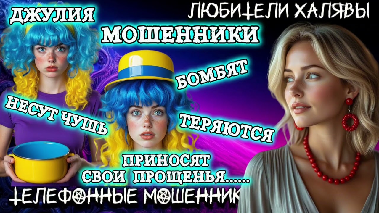 💫 ДЖУЛИЯ. ЗВОНЯТ МОШЕННИКИ | ТЕЛЕФОННЫЕ МОШЕННИКИ 