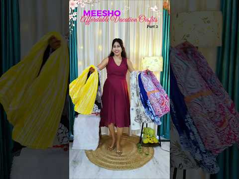 Meesho Summer 🏝️Dress Haul 🌼#meeshofinds #trending #shorts #dress #fashion #haul
