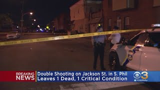 1 Man Dead, Another Injured In South Philadelphia Shooting