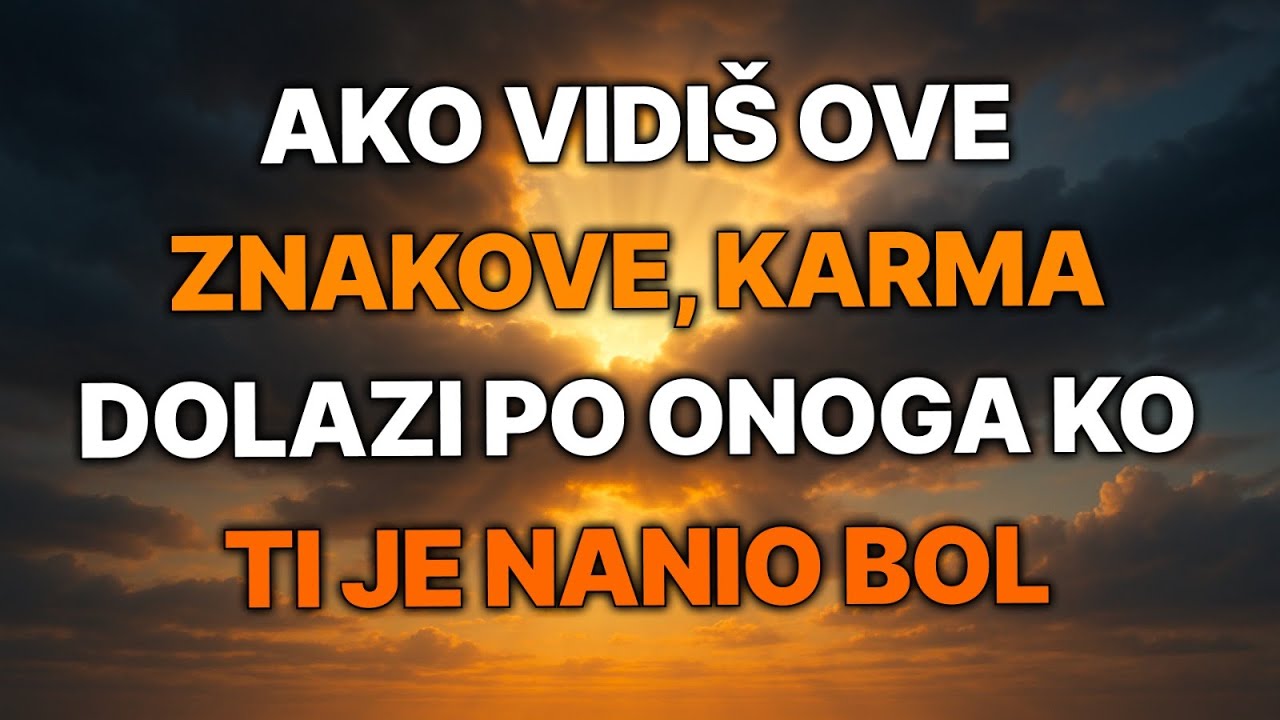 5 znakova da karmа pogađa onoga ko ti je nanio nepravdu | GOTOVI SU!!!