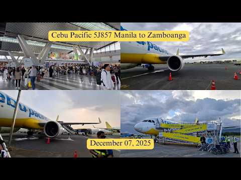 Cebu Pacific 5J857 A320 Sharklet (RP-C4103) Manila to Zamboanga